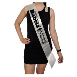 Szarfa ECRU Ślub Najlepsza Babcia Pana Młodego